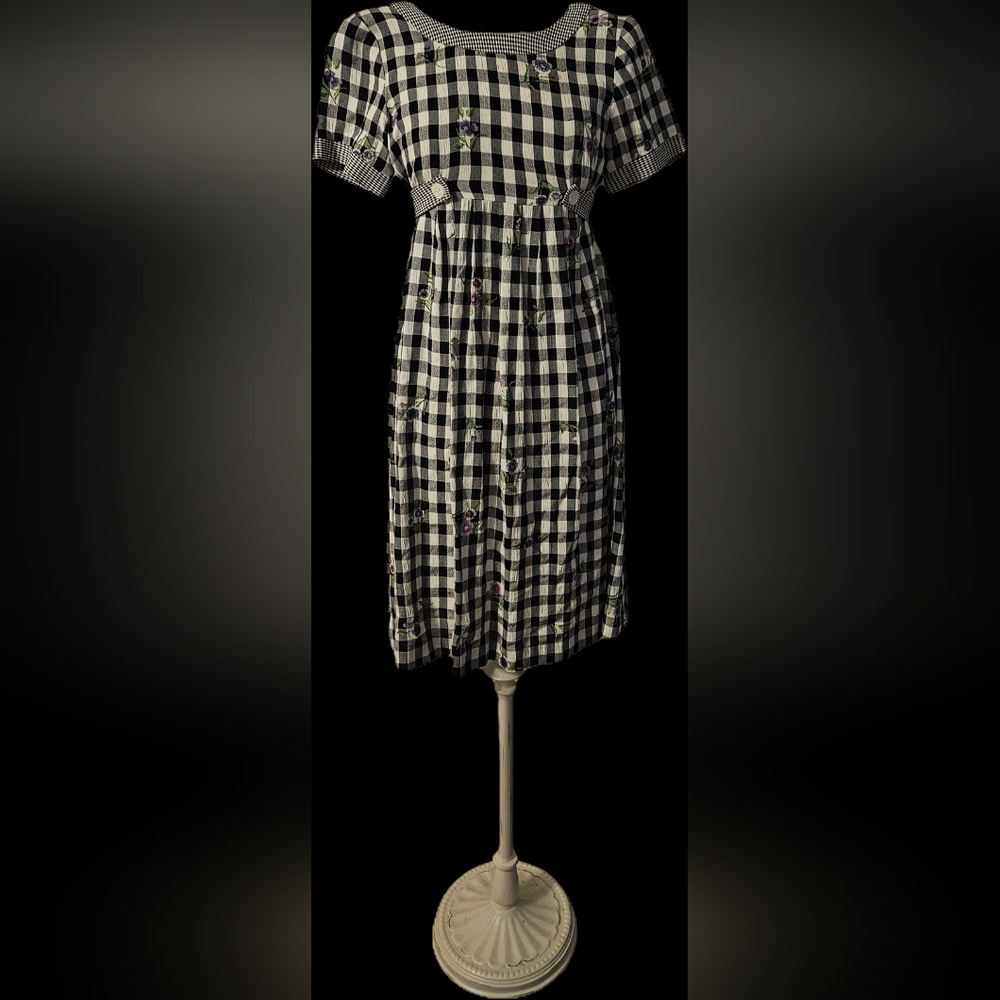 S.L. Fashions Checkered Mother Daughter Dress - Picture 2 of 4